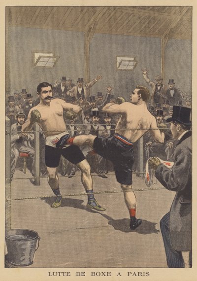 Incontro di boxe a Parigi da French School